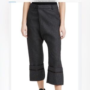 COPY - R13 wool flannel cropped trouser